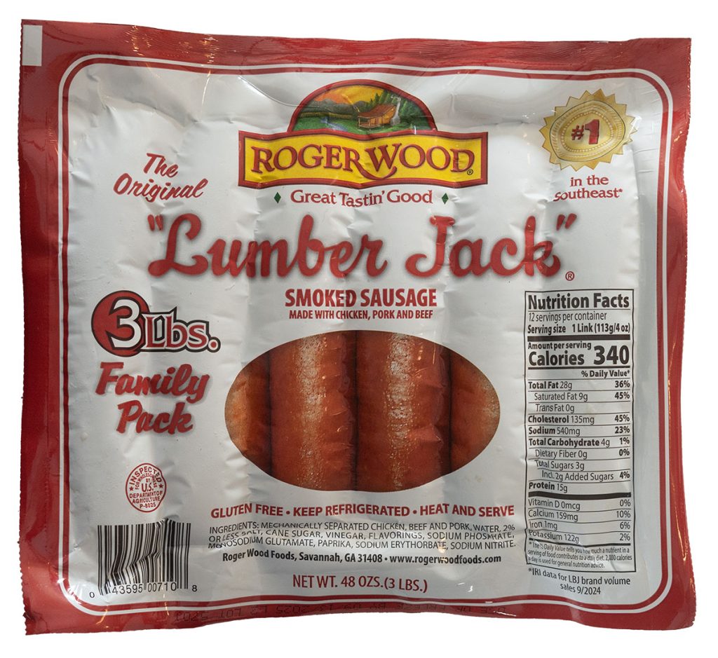 3lb lumber jack smoked sausage